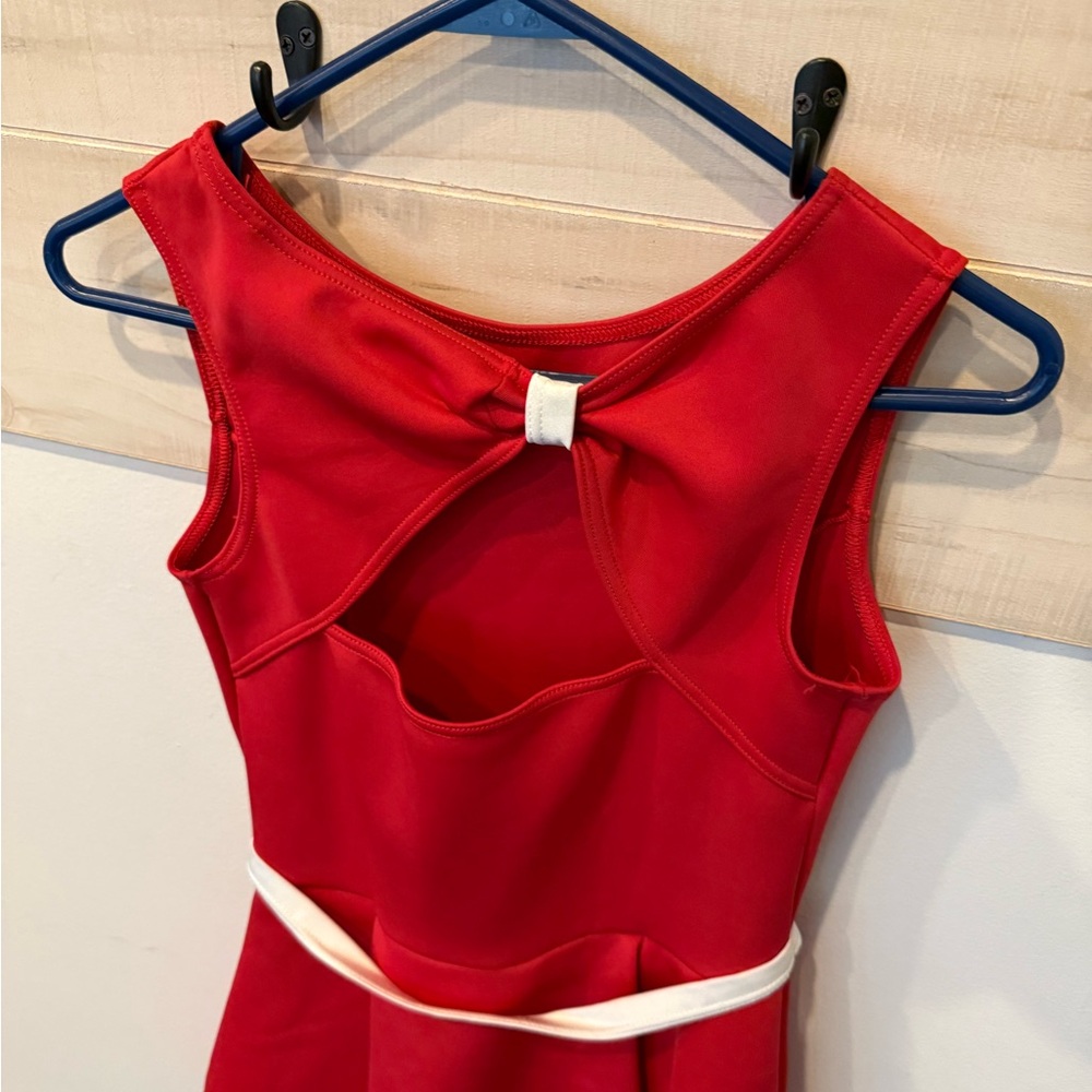 Weissman Another Day of Sun red jazz tap dance costume dress, size MA - Picture 6 of 7